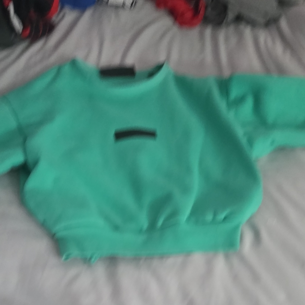 Fear of God Kids Green Sweater